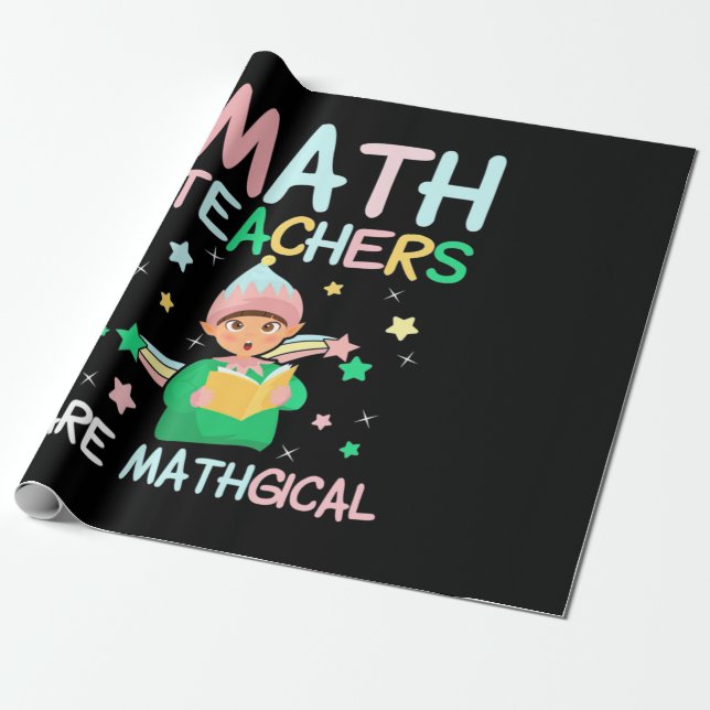 Mathematiklehrer sind Mathiker Geschenkpapier (Ungerollt)