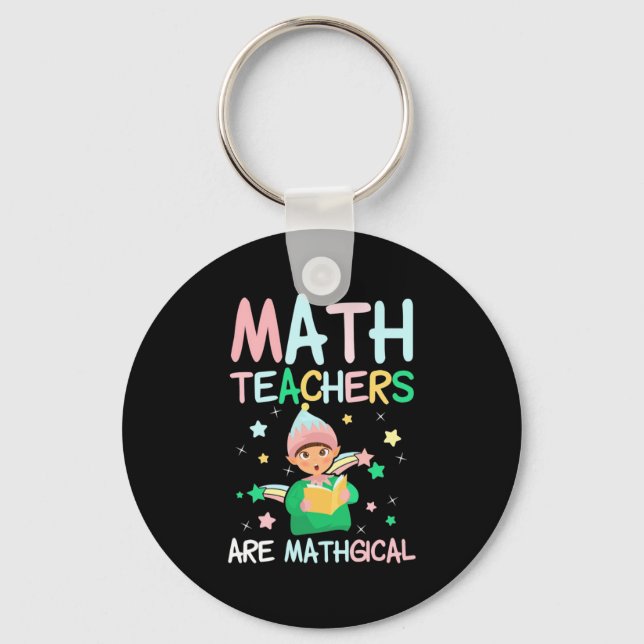 Mathematiklehrer sind Mathiker Schlüsselanhänger (Vorderseite)
