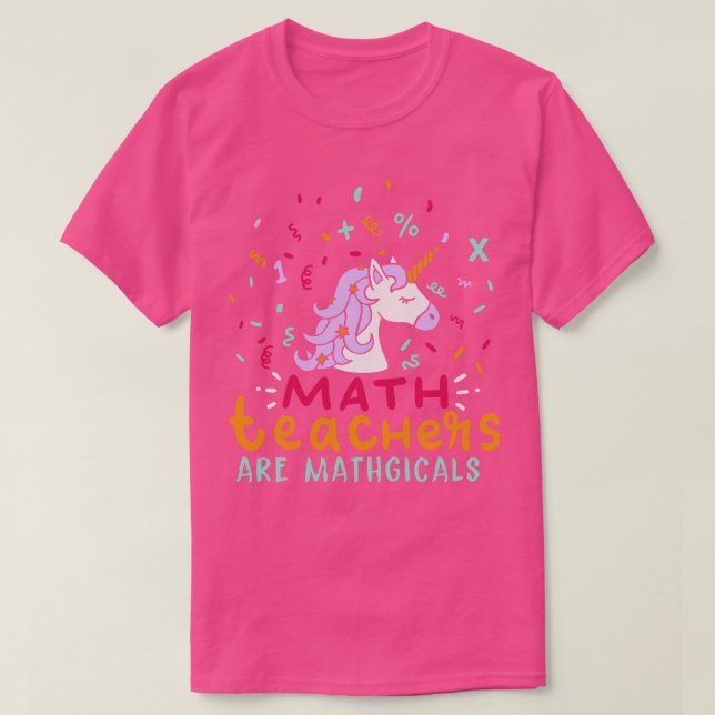 Mathematiklehrer sind Mathiker T-Shirt (Design vorne)
