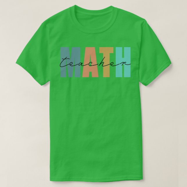 Mathematiklehrer T-Shirt (Design vorne)
