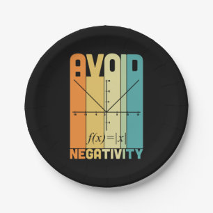 Mathematiklehrer vermeiden Negativität Pappteller