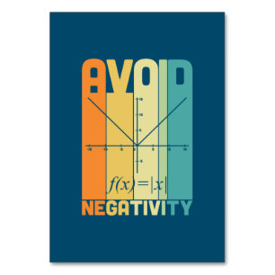 Mathematiklehrer vermeiden Negativität Tischnummer