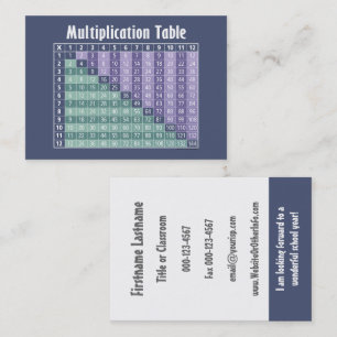 Mathematiklehrer zurück zur Kontaktinformationen d Visitenkarte