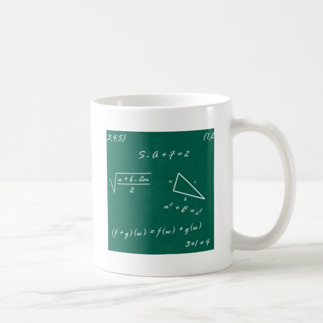 Mathematiklehrerin Algebra Geek Kaffeetasse (Rechts)
