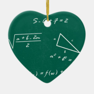 Mathematiklehrerin Algebra Geek Keramik Ornament