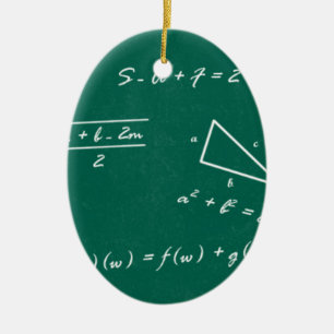 Mathematiklehrerin Algebra Geek Keramik Ornament