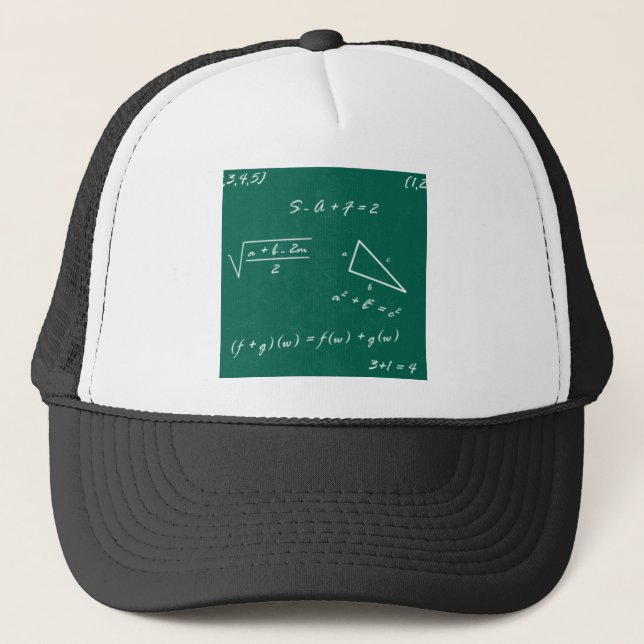 Mathematiklehrerin Algebra Geek Truckerkappe (Vorderseite)
