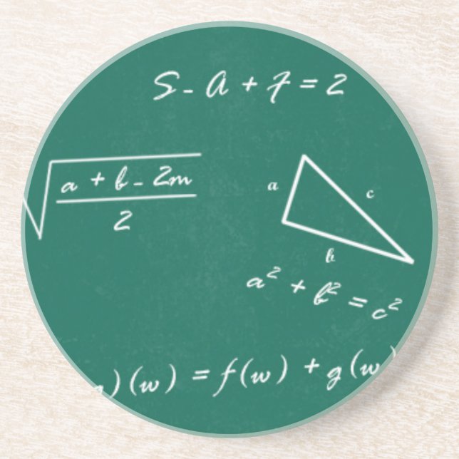 Mathematiklehrerin Algebra Geek Untersetzer (Vorne)