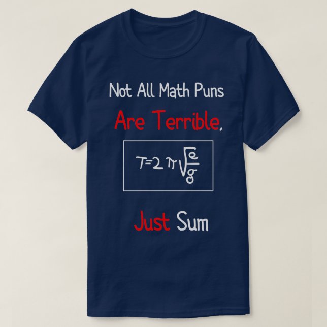 Mathematiklehrtag Tag nicht alle Mathematik-Punnen T-Shirt (Design vorne)