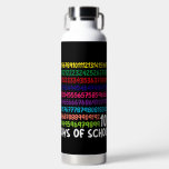 Mathematiknummern 100. Schultag Kinder Trinkflasche<br><div class="desc">100. Schullehrer Kinder 100 Tage Mathematik Anzahl T - Shirt</div>