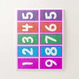 Mathematikpaare im Frühstadium von zehn Puzzle