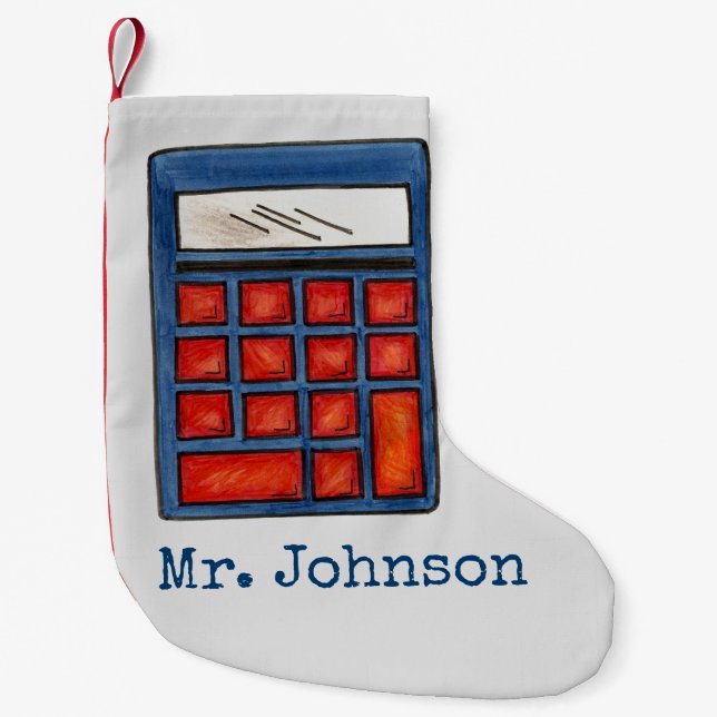 Mathematikschule für Bildung Kleiner Weihnachtsstrumpf (Vorderseite)