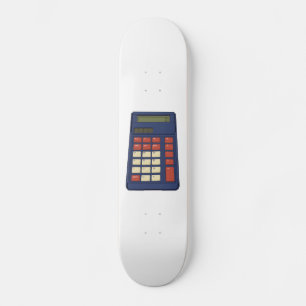 Mathematikschule Nostalgie der 80er Jahre Skateboard