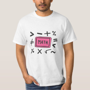 Mathematiksymbole für Studenten und Eltern T-Shirt
