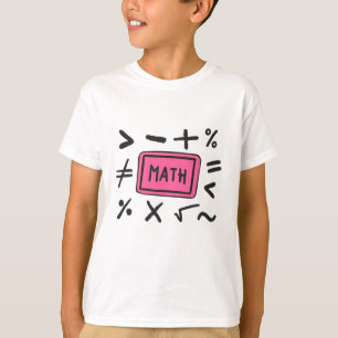 Mathematiksymbole für Studenten und Eltern T-Shirt
