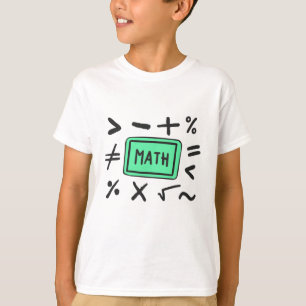 Mathematiksymbole für Studenten und Eltern T-Shirt