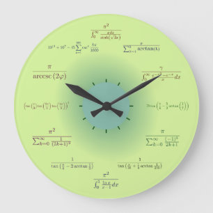 Mathematikuhr Große Wanduhr