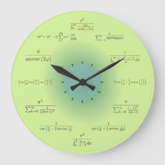 Mathematikuhr Große Wanduhr