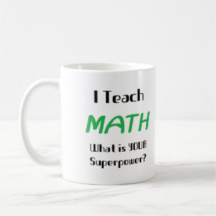 Mathematikunterricht Tasse
