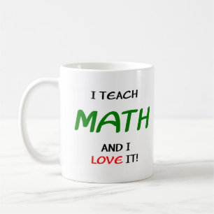Mathematikunterricht und Liebe Kaffeetasse