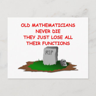 Mathematikwitz Postkarte