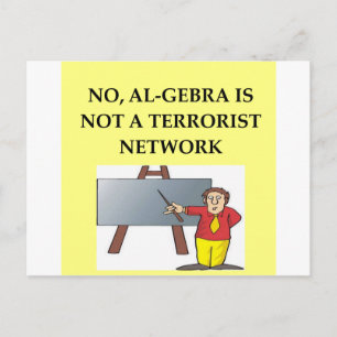 Mathematikwitz Postkarte