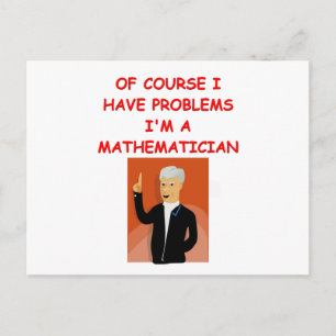 Mathematikwitz Postkarte