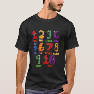 Mathematikzahlen lernen Zurück zu Schoo T-Shirt