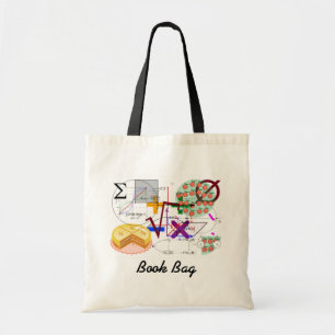 mathematisch auf einer Buchtasche.#4 Tragetasche