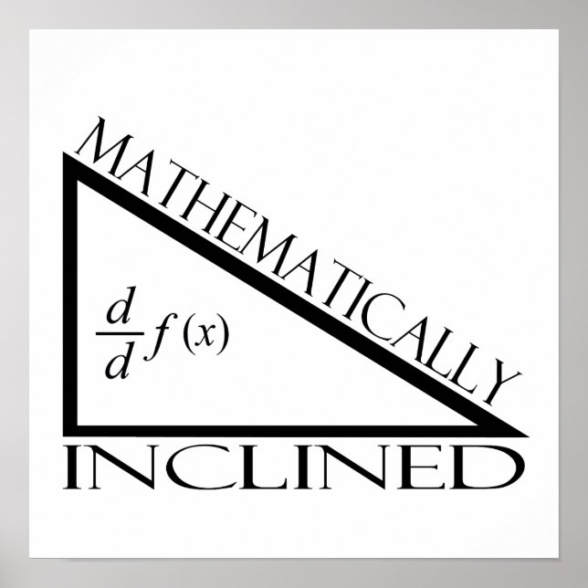 mathematisch eingegliedert poster (Vorne)