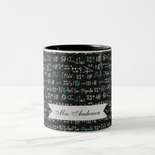 Mathematische Formeln Zweifarbige Tasse