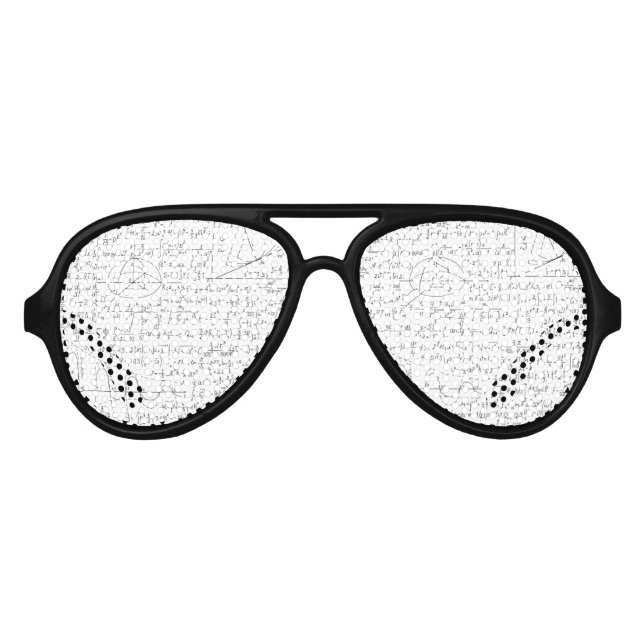 Mathematische Liebhaber, Mathematik Formel, Mathe  Partybrille (Vorderseite)