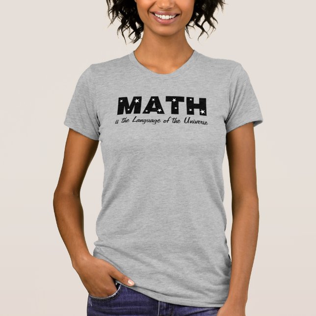 mathematische Sprache des Universums T-Shirt (Vorderseite)
