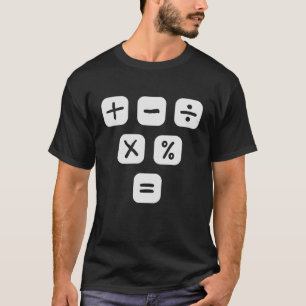 Mathematische Symbole mathematische Zeichen T-Shirt