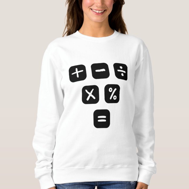 Mathematische Zeichen Sweatshirt (Vorderseite)