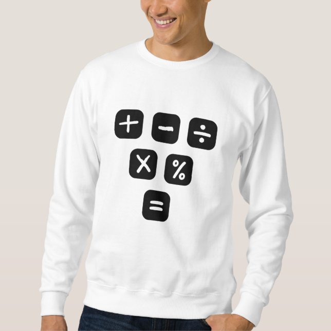 Mathematische Zeichen Sweatshirt (Vorderseite)