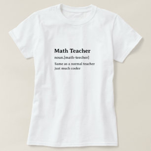 mathematischer Lehrer - Humorale Wörterbuchdefinit T-Shirt