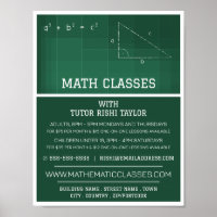 Mathematisches Chalkboard, Mathematik-Klassen-Werb