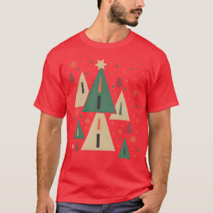 Mathematisches Dreieck Weihnachten Ugly Weihnachte T-Shirt