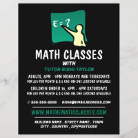 Mathematisches Logo, Math Classes-Werbung