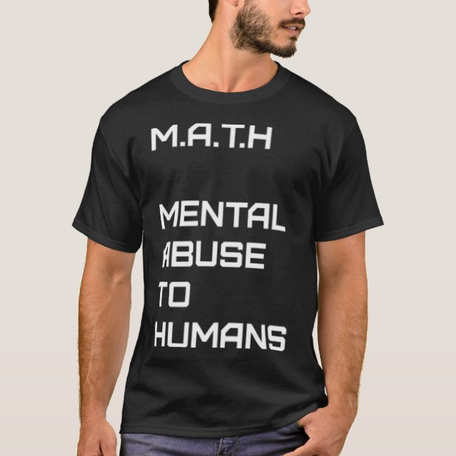Mathepferd künstlerisch T-Shirt (Vorderseite)