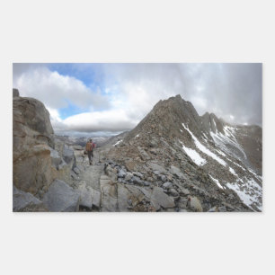 Mather Pass Storm - John Muir Trail - Sierra Rechteckiger Aufkleber