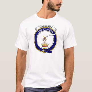 Matheson Clan-Abzeichen T-Shirt