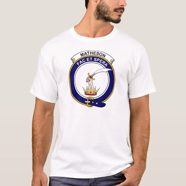 Matheson Clan-Abzeichen T-Shirt (Vorderseite)