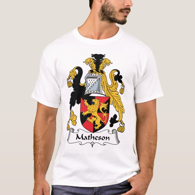 Matheson Familienwappen T-Shirt (Vorderseite)