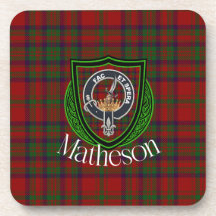 Matheson-Schottischer-Clan-Tartan & -Wappen