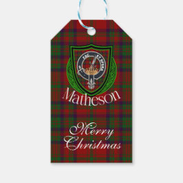 Matheson Scottish Clan Tartan & Crest Geschenkanhänger