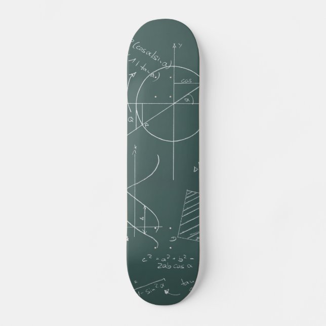 Mathetafel Skateboard (Vorderseite)
