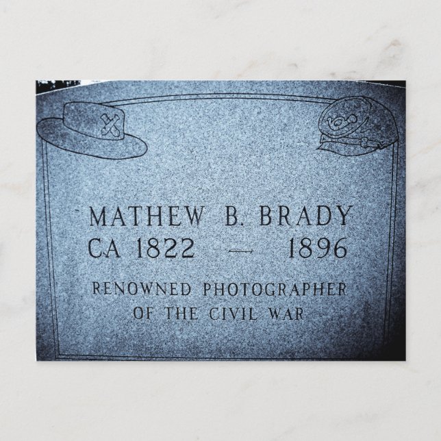 Mathew Brady - Berühmter Fotograf aus dem Zivilen  Postkarte (Vorderseite)