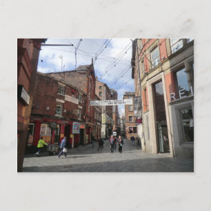 Mathew Street in Liverpool Postkarte